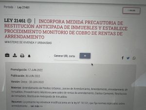 Nueva ley de arriendo